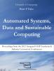 Automated Systems,  Data and Sustainable  Computing